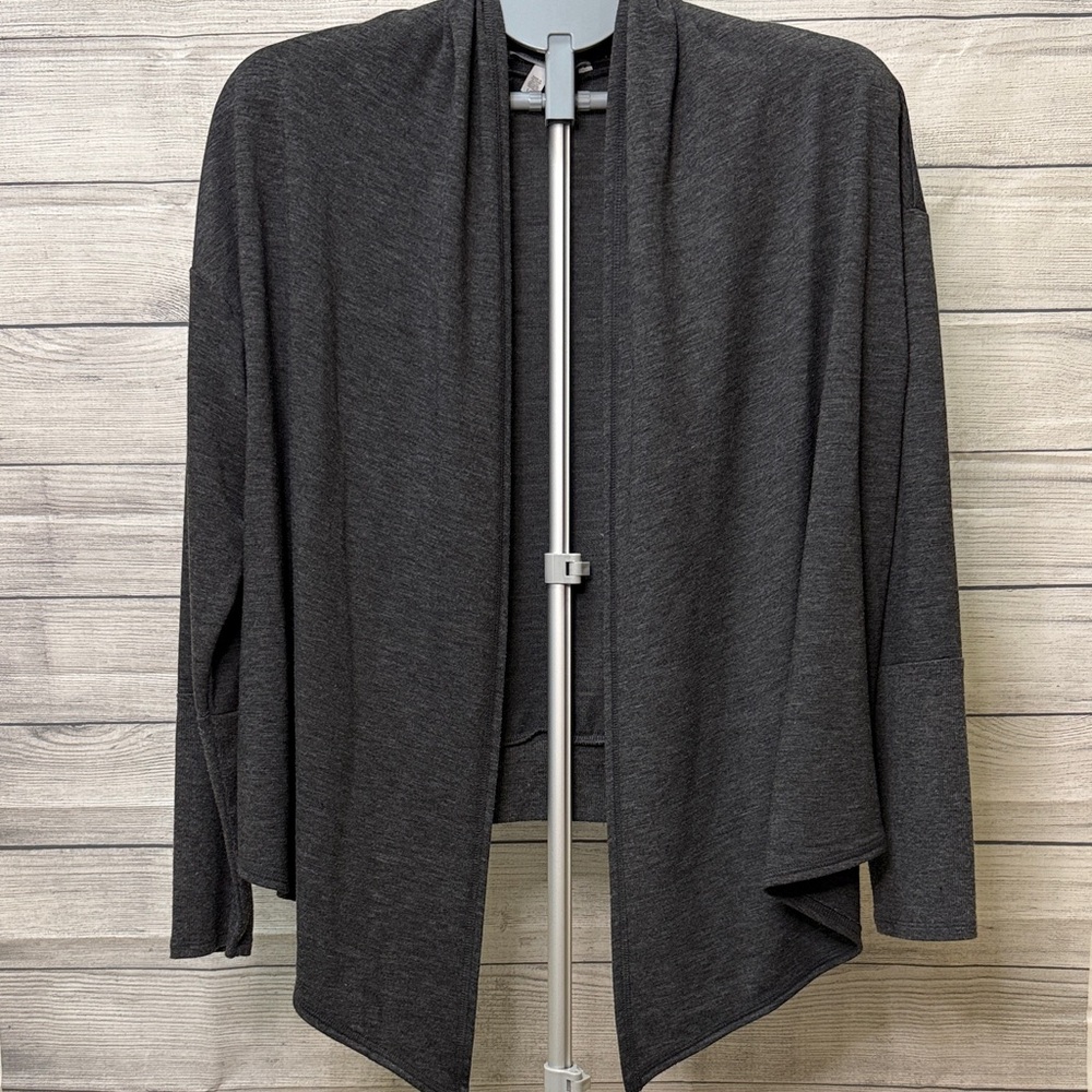 Victoria’s Secret Dark Gray Open Front Cardigan, very comfortable, size L